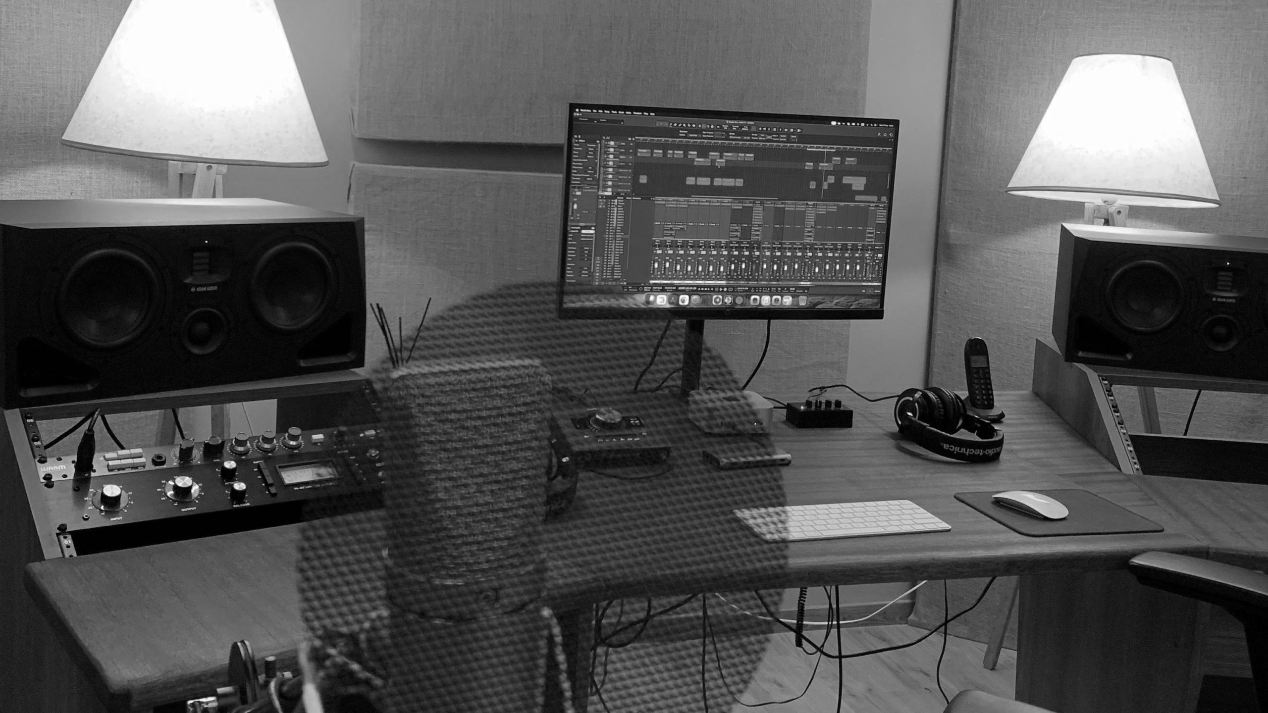 Studio A de Big Plan Studios, studio d’enregistrement professionnel à Casablanca